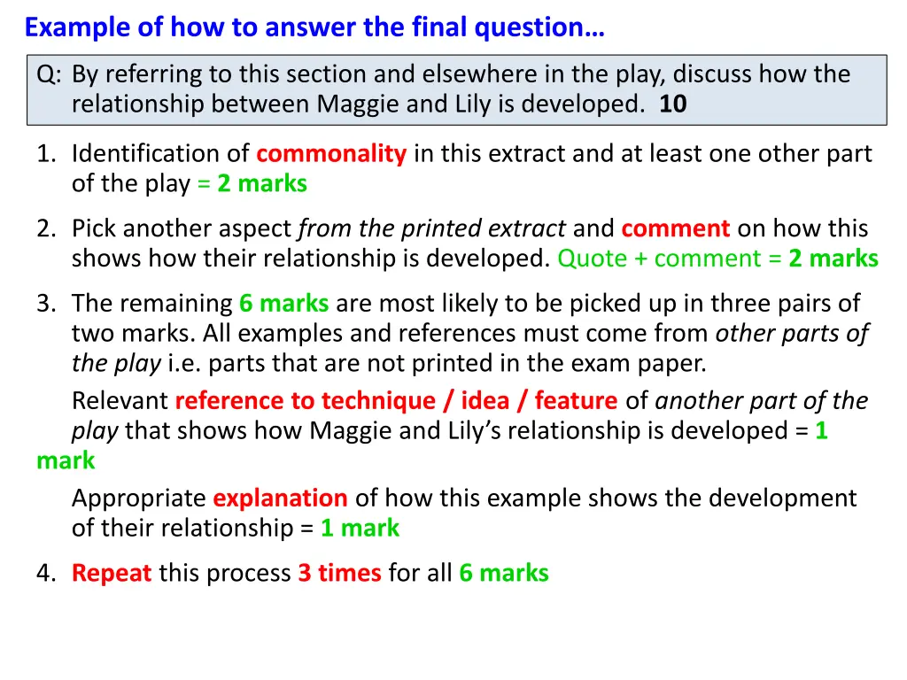 example of how to answer the final question