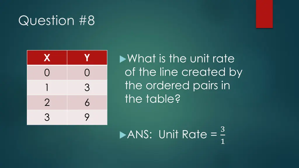 question 8