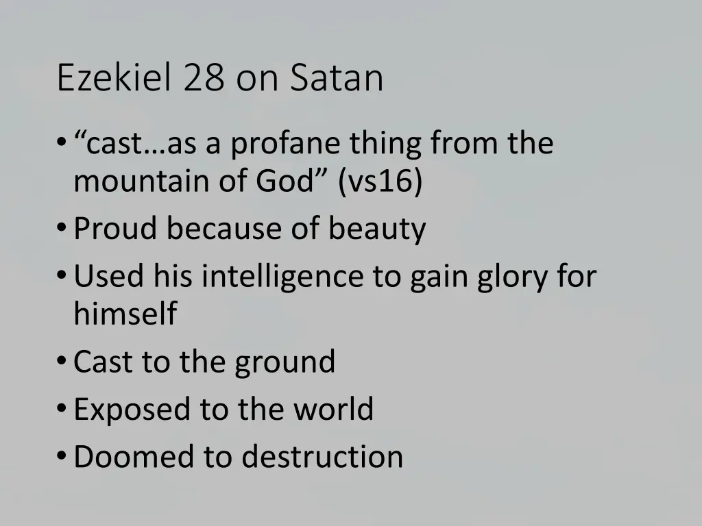 ezekiel 28 on satan 1