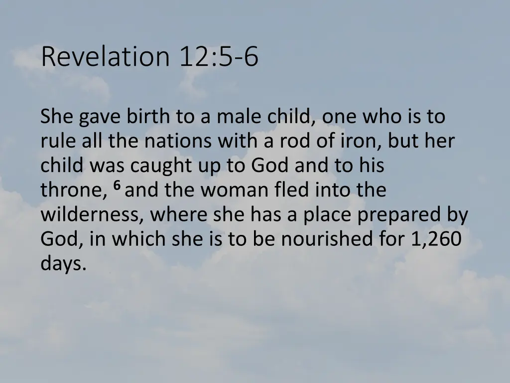 revelation 12 5 6