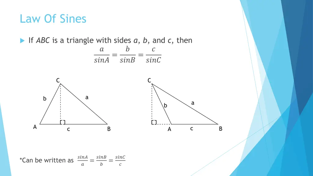 law of sines 1