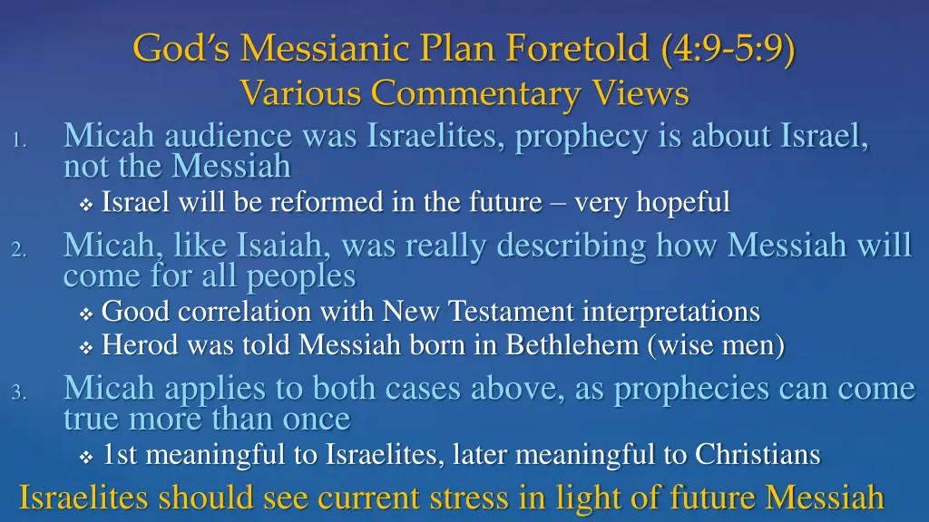 god s messianic plan foretold 4 9 5 9 various