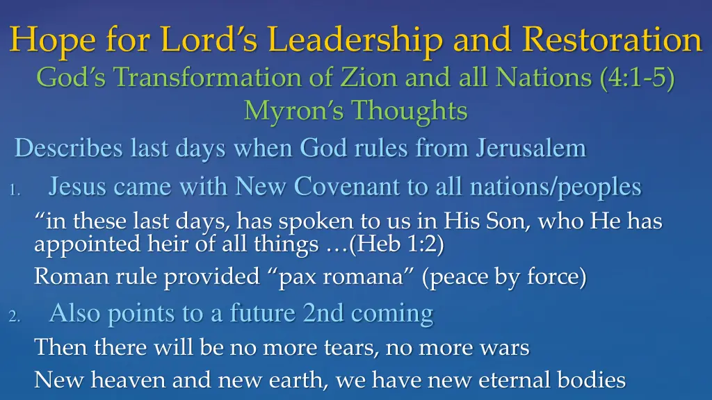 hope for lord s leadership and restoration 1