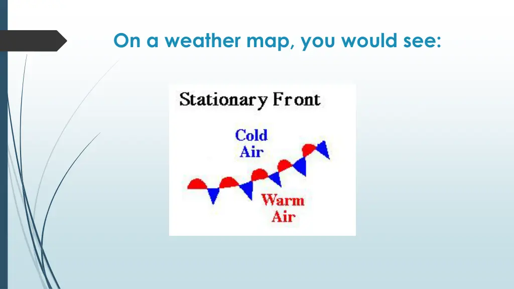 on a weather map you would see 2