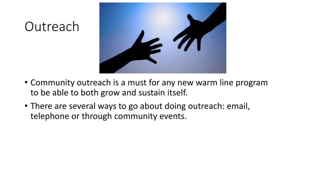 outreach