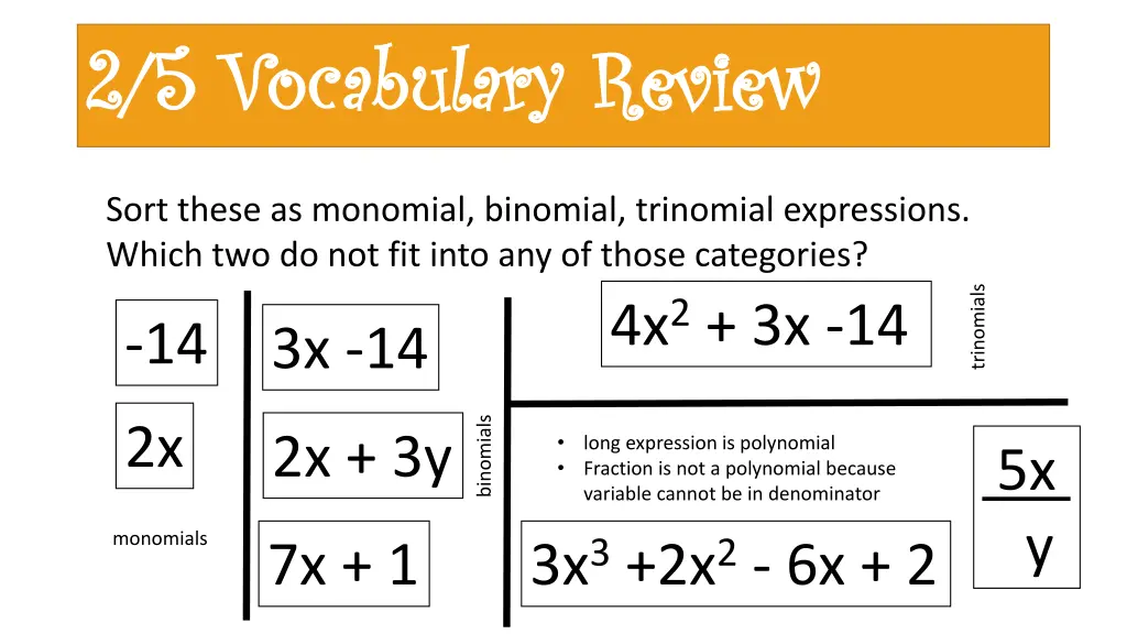 2 5 vocabulary review 2 5 vocabulary review 1