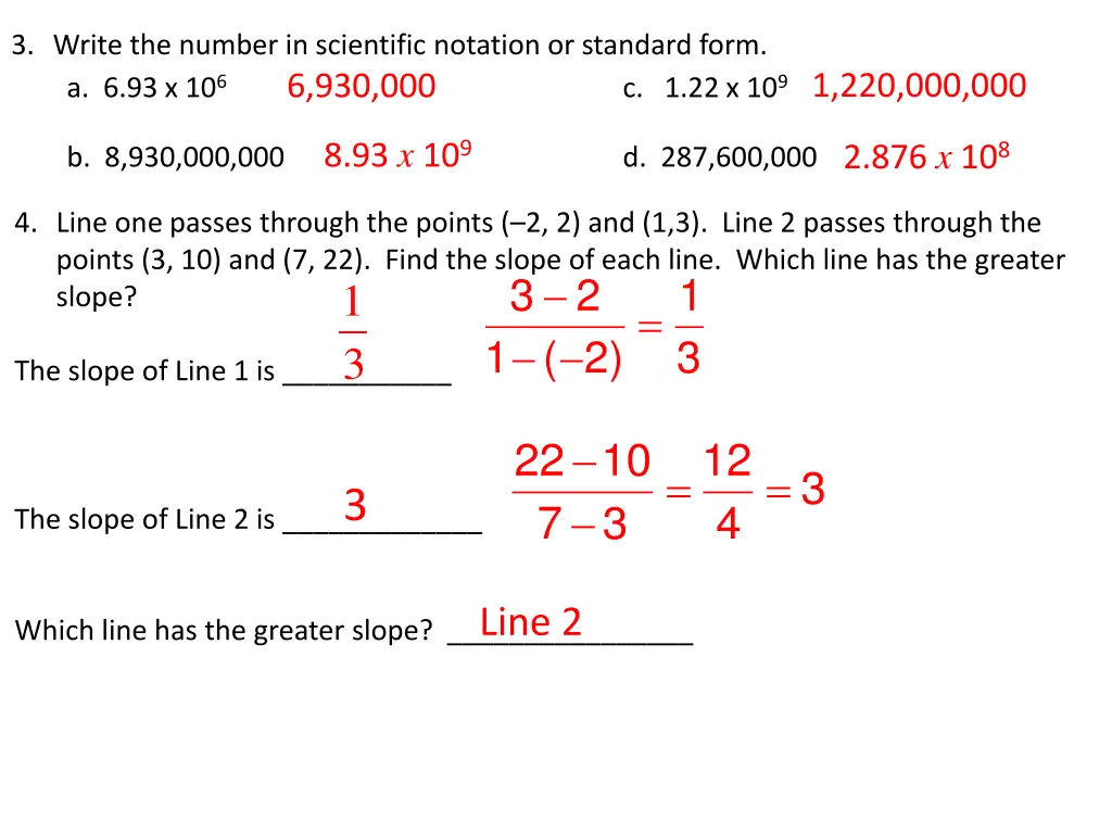 3 write the number in scientific notation 1