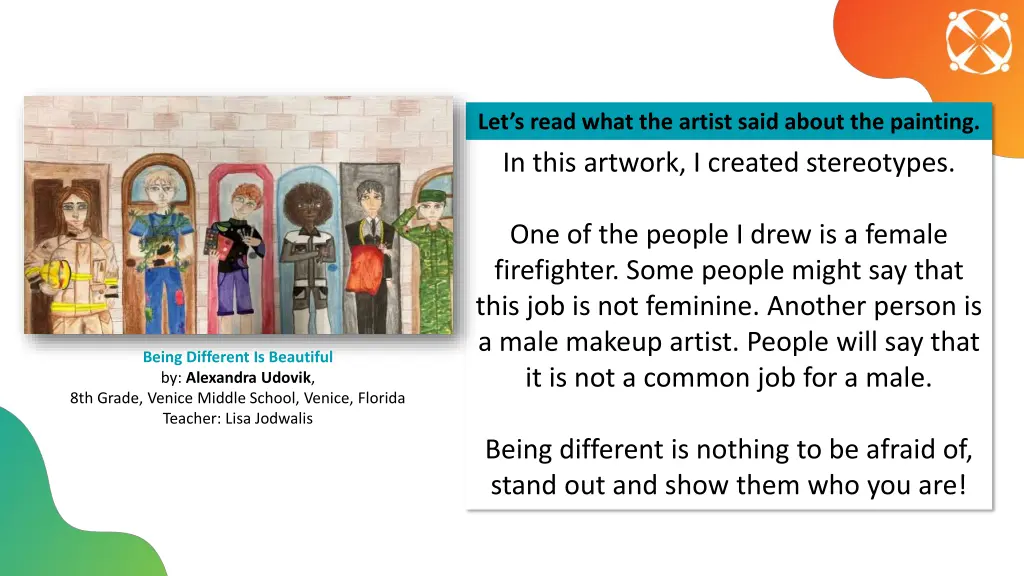 let s read what the artist said about