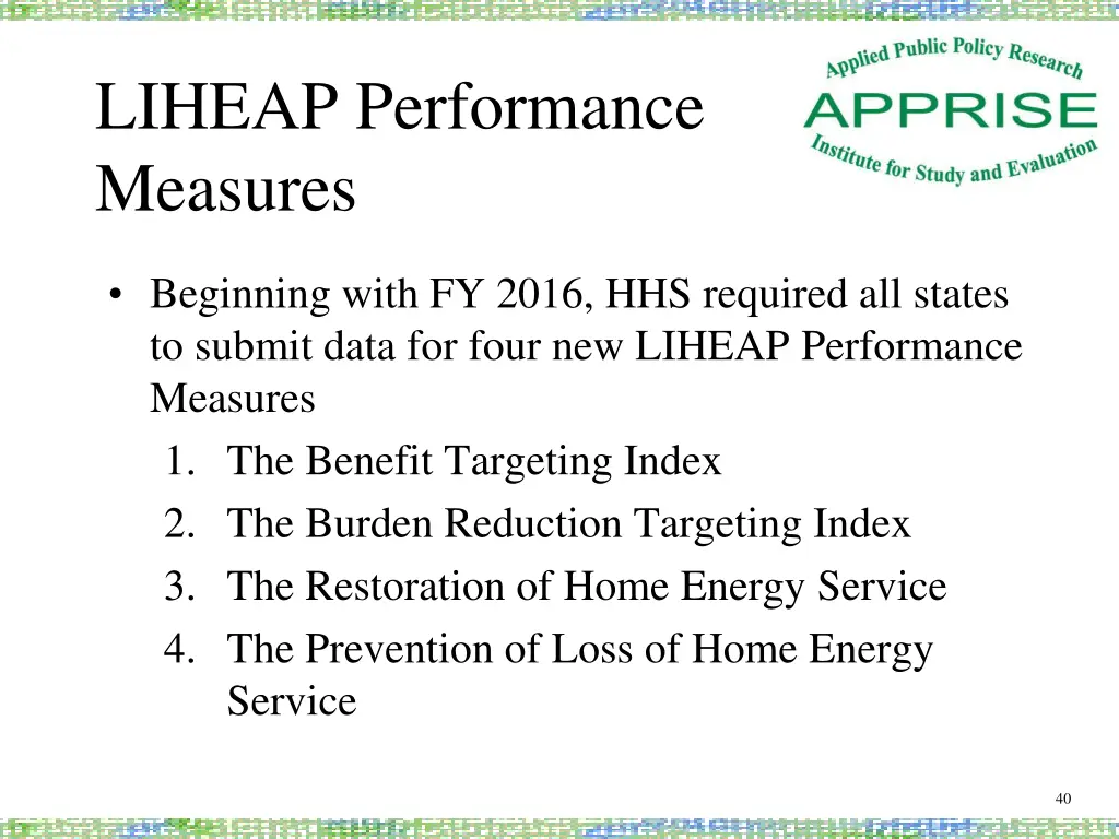 liheap performance measures