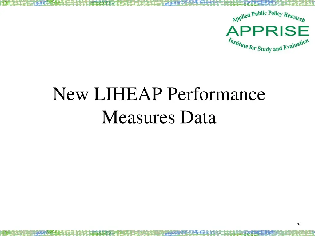 new liheap performance measures data