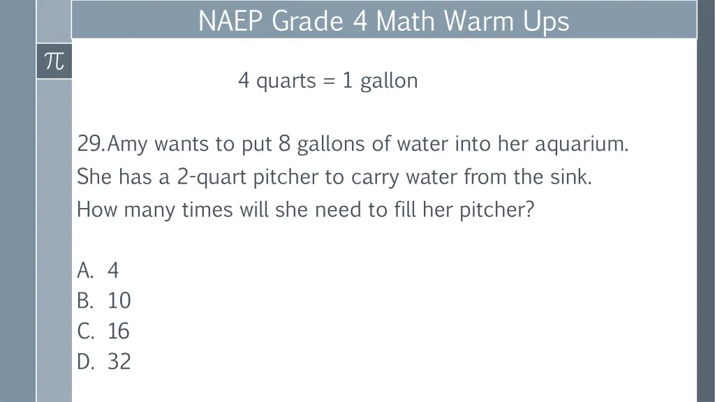 naep grade 4 math warm ups 13