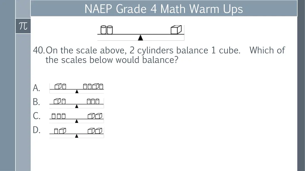 naep grade 4 math warm ups 21