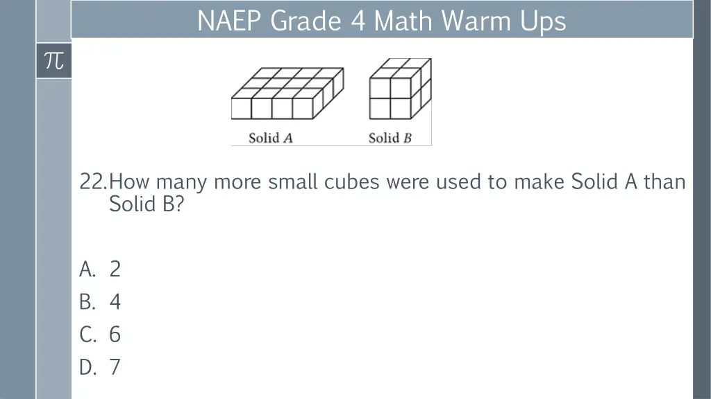 naep grade 4 math warm ups 7