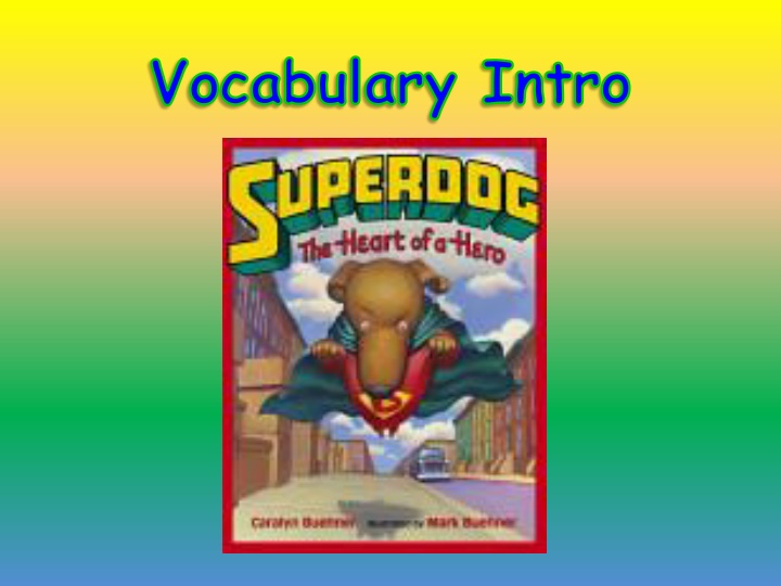 vocabulary intro