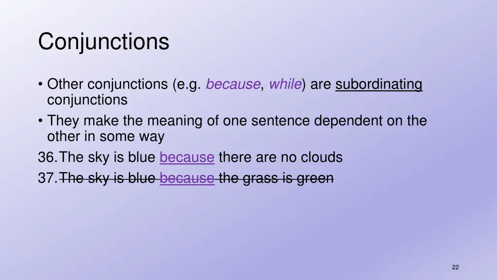 conjunctions 2