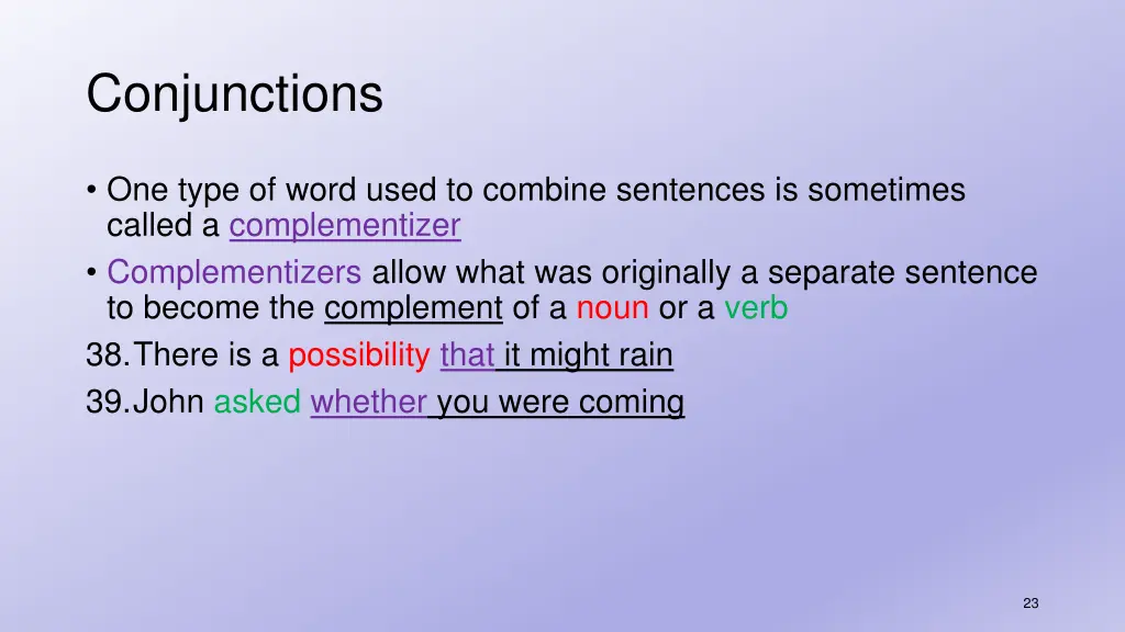 conjunctions 3