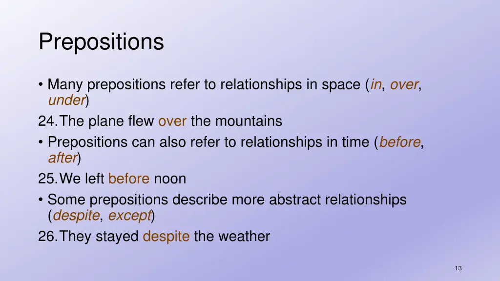 prepositions 1