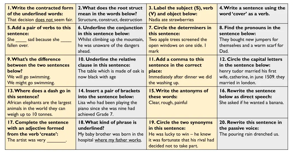 1 write the contracted form of the underlined