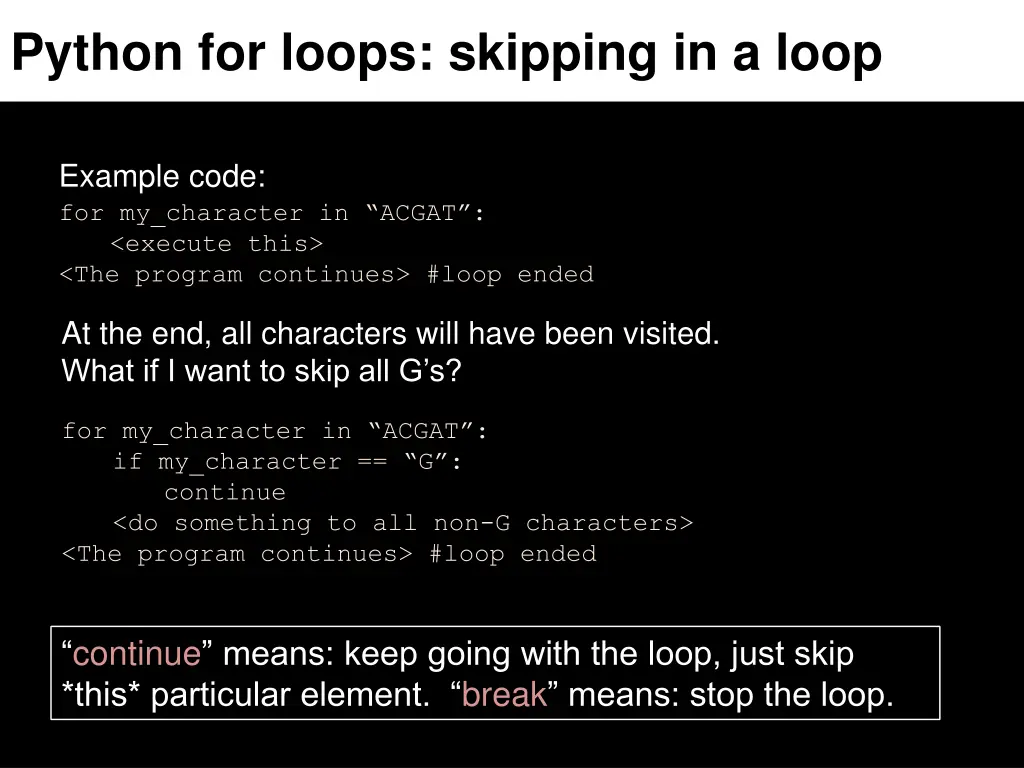 python for loops skipping in a loop