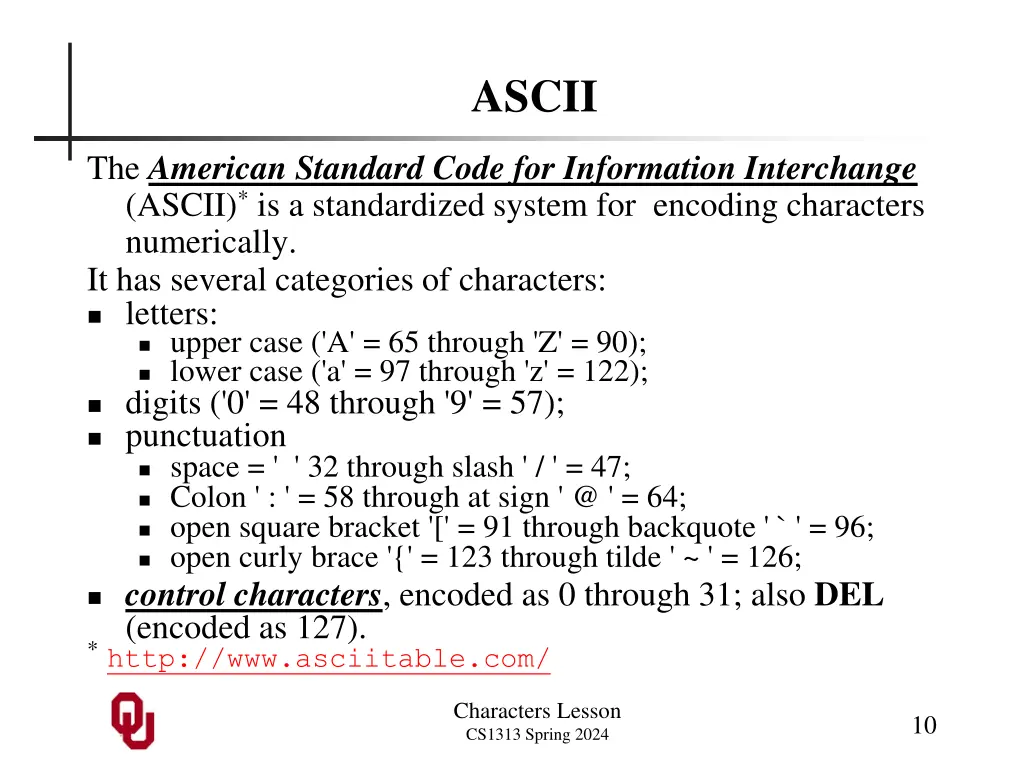 ascii