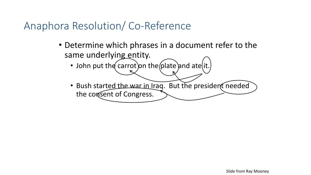 anaphora resolution co reference