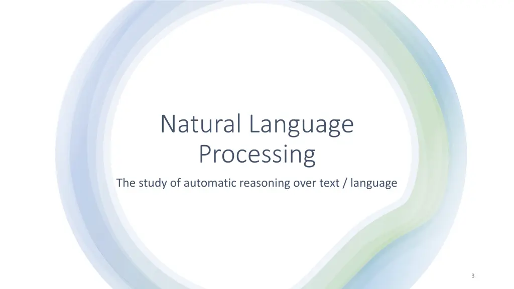 natural language processing