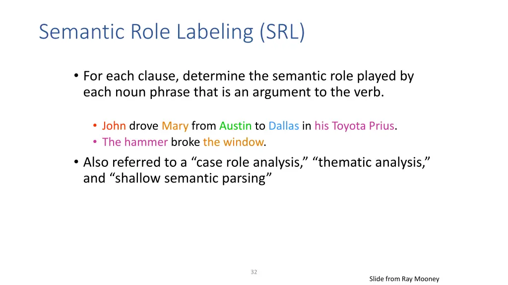 semantic role labeling srl