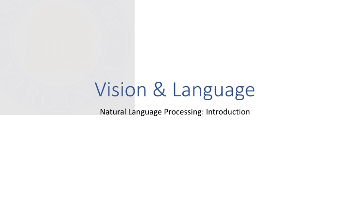 vision language