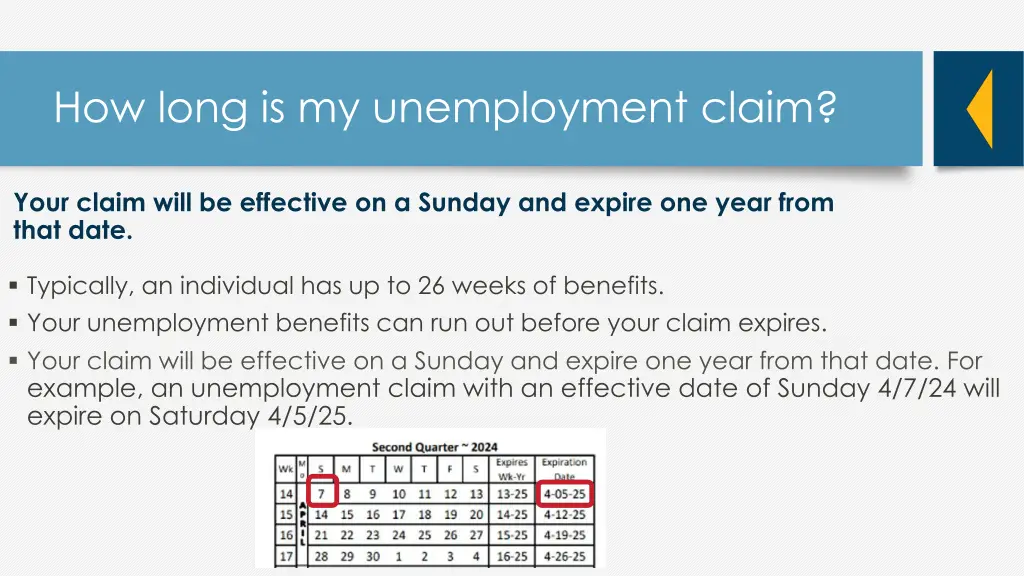 how long is my unemployment claim