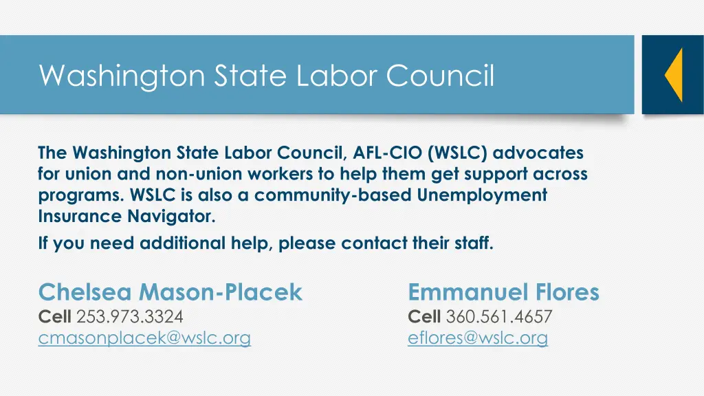 washington state labor council