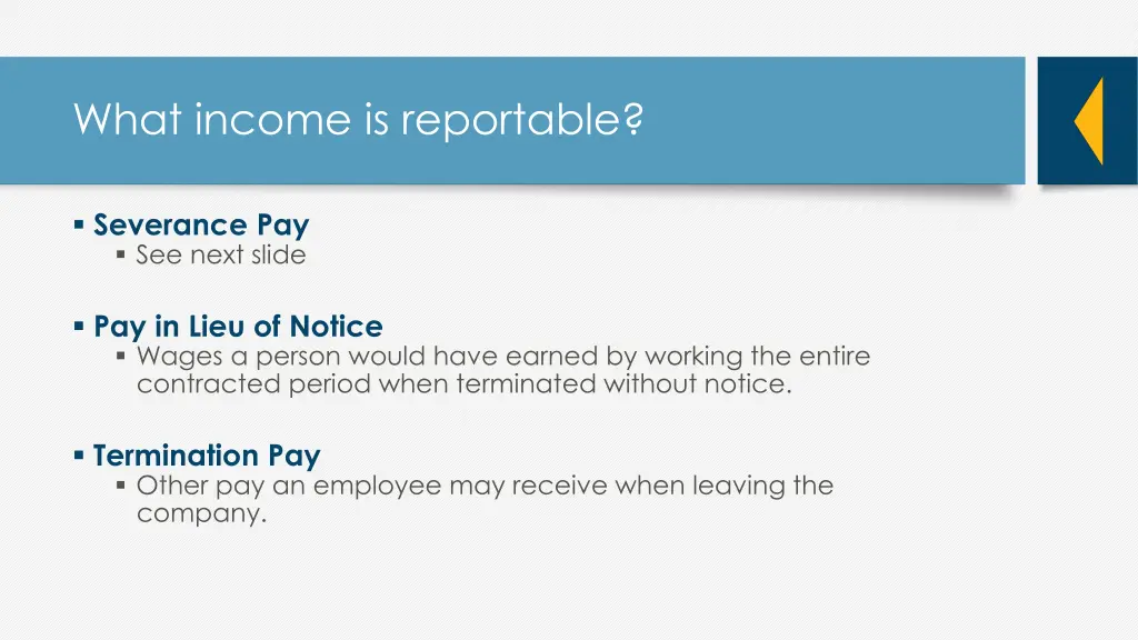 what income is reportable