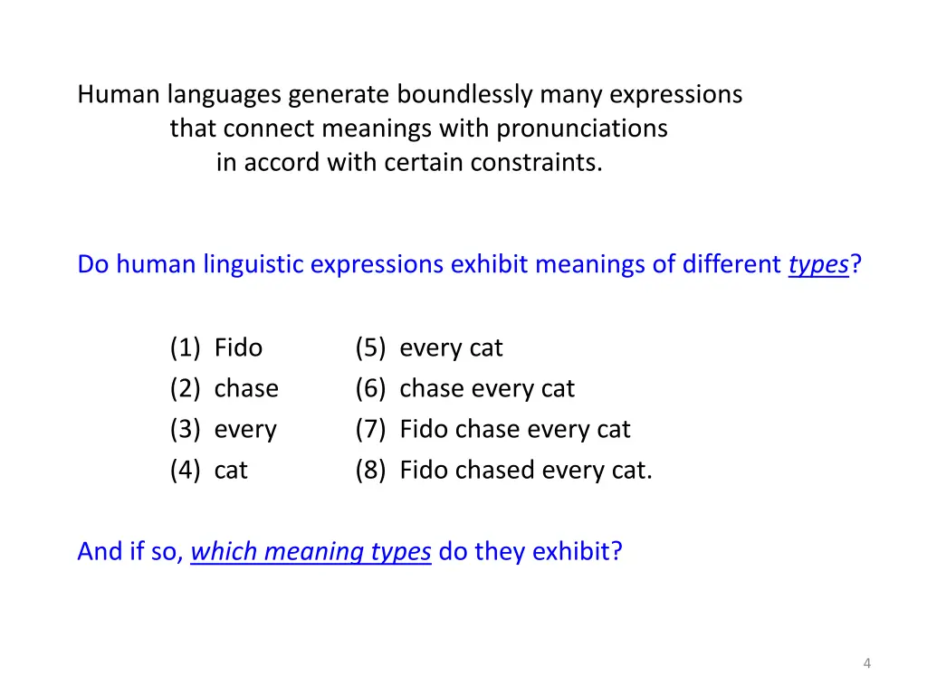 human languages generate boundlessly many