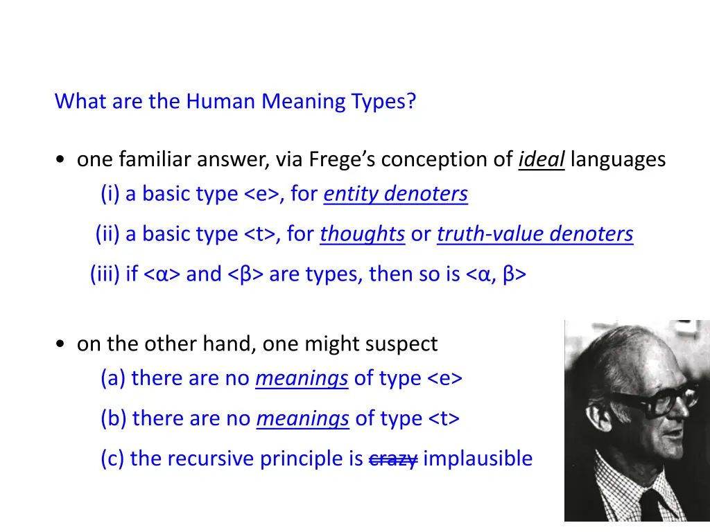 what are the human meaning types 1