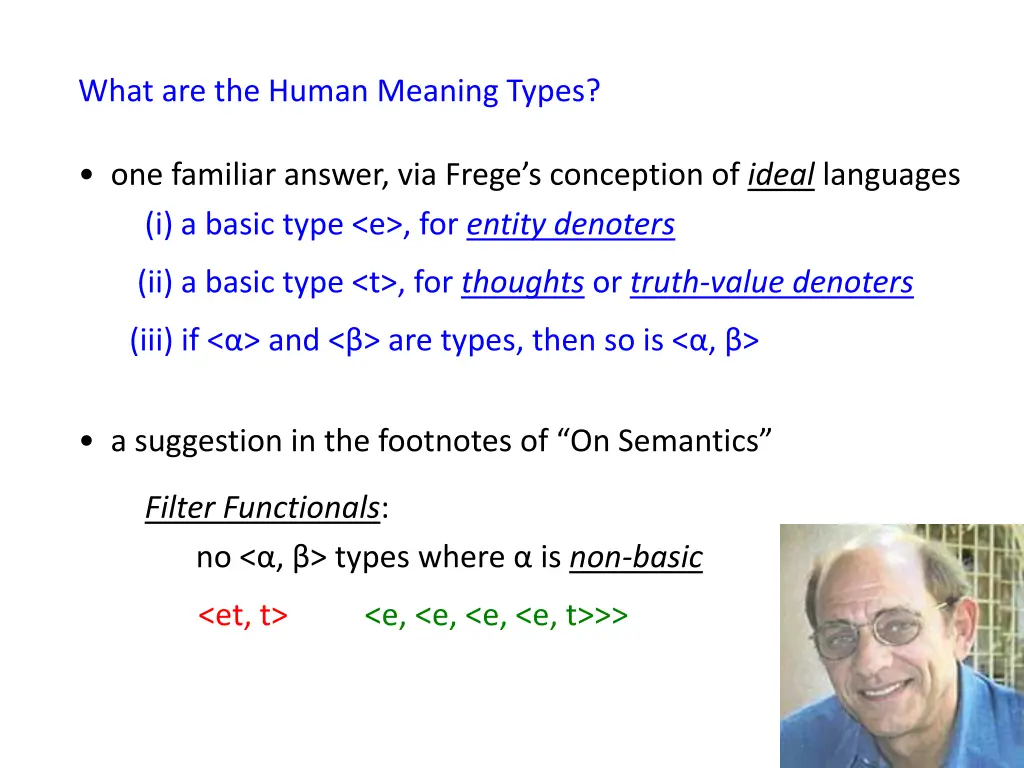 what are the human meaning types 3