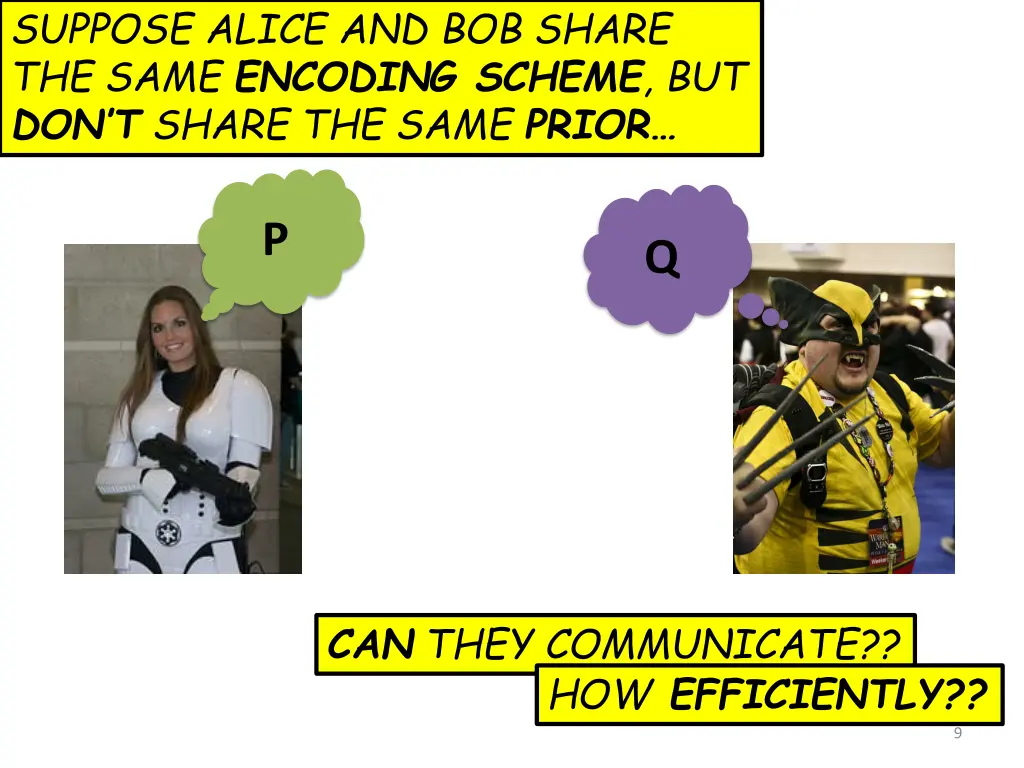 suppose alice and bob share the same encoding