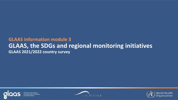 glaas information module 3 glaas the sdgs