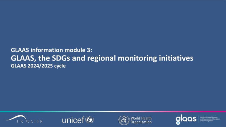 glaas information module 3 glaas the sdgs