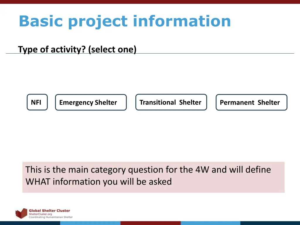 basic project information