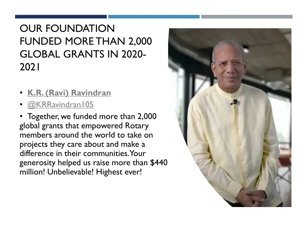 our foundation funded more than 2 000 global