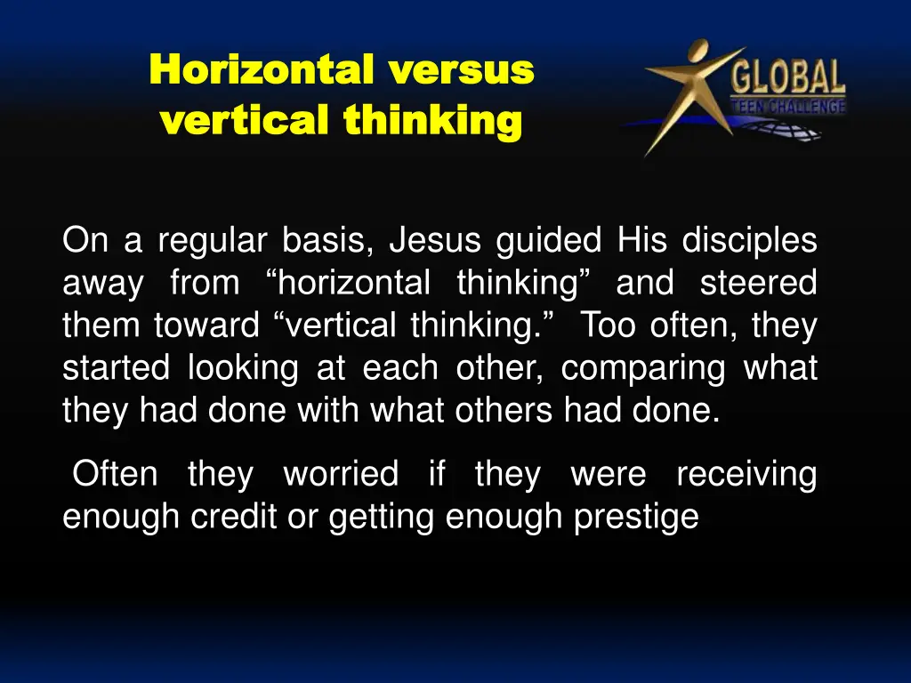 horizontal versus horizontal versus vertical