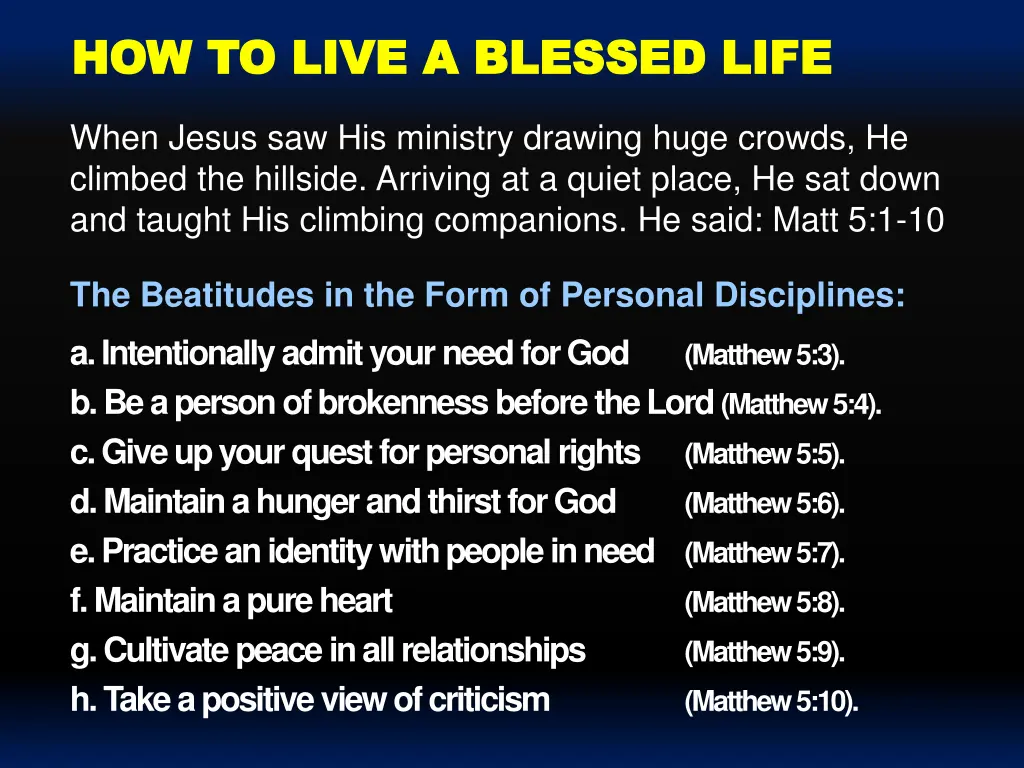 how to live a blessed life how to live a blessed