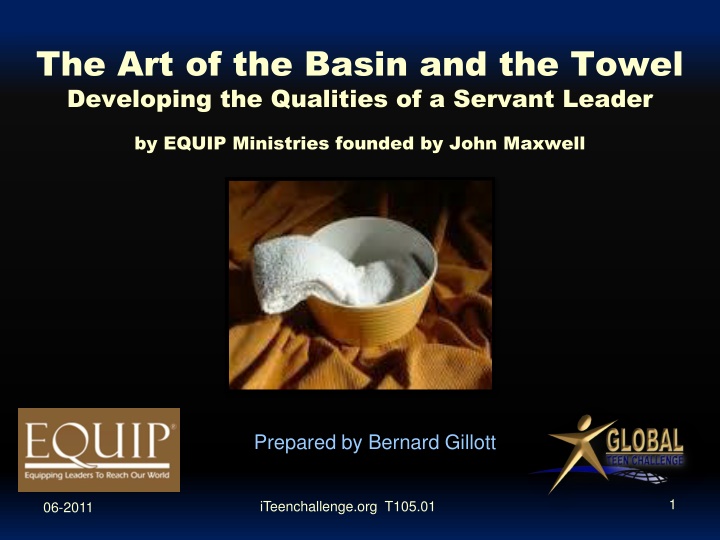 the art of the basin and the towel developing