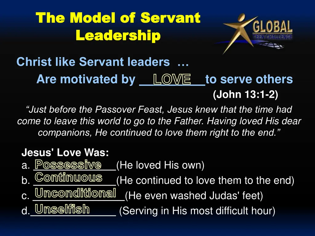 the model of servant the model of servant