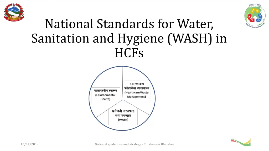 national standards for water sanitation