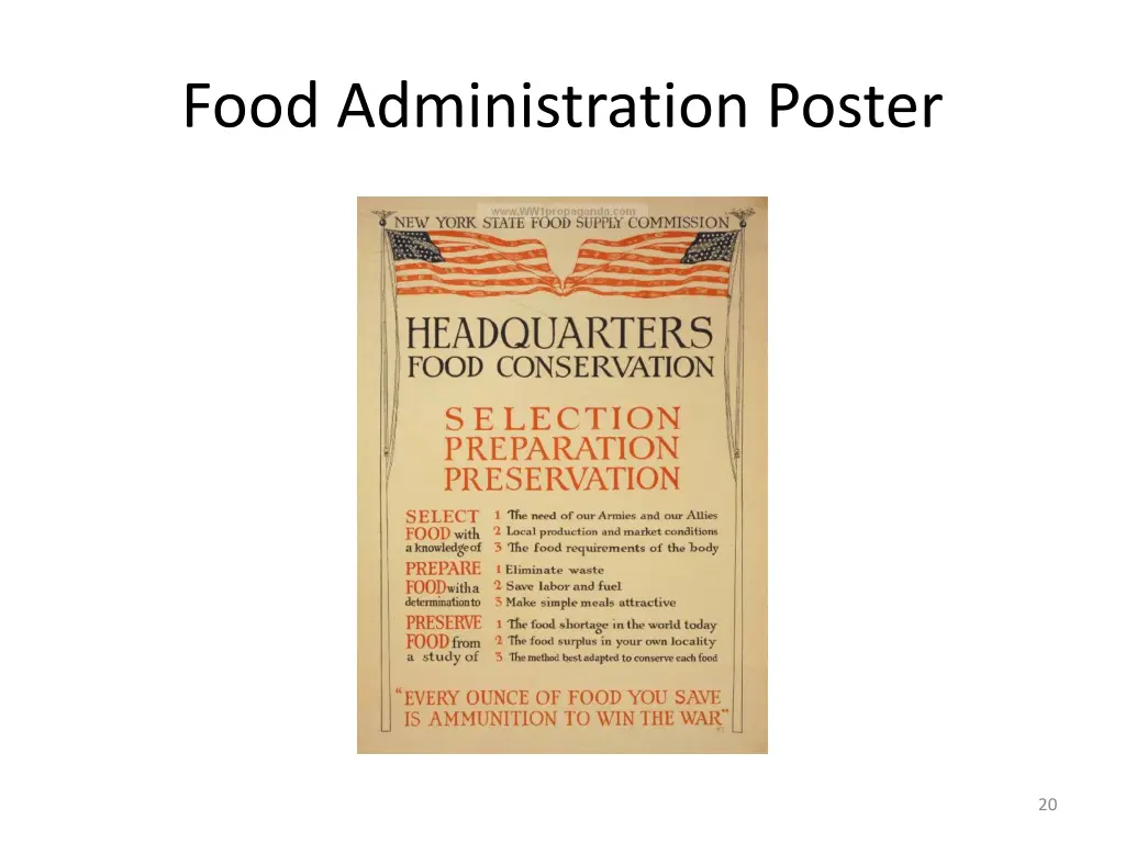 food administration poster 1