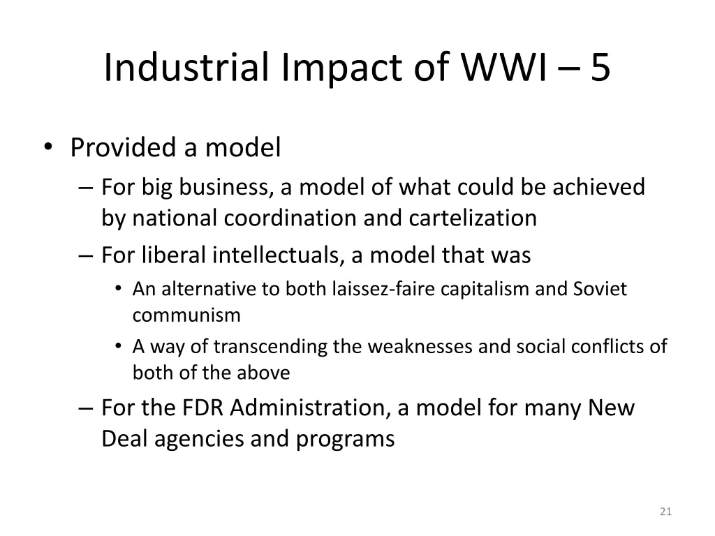 industrial impact of wwi 5