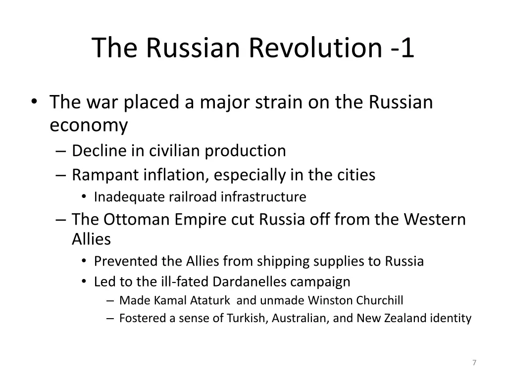 the russian revolution 1