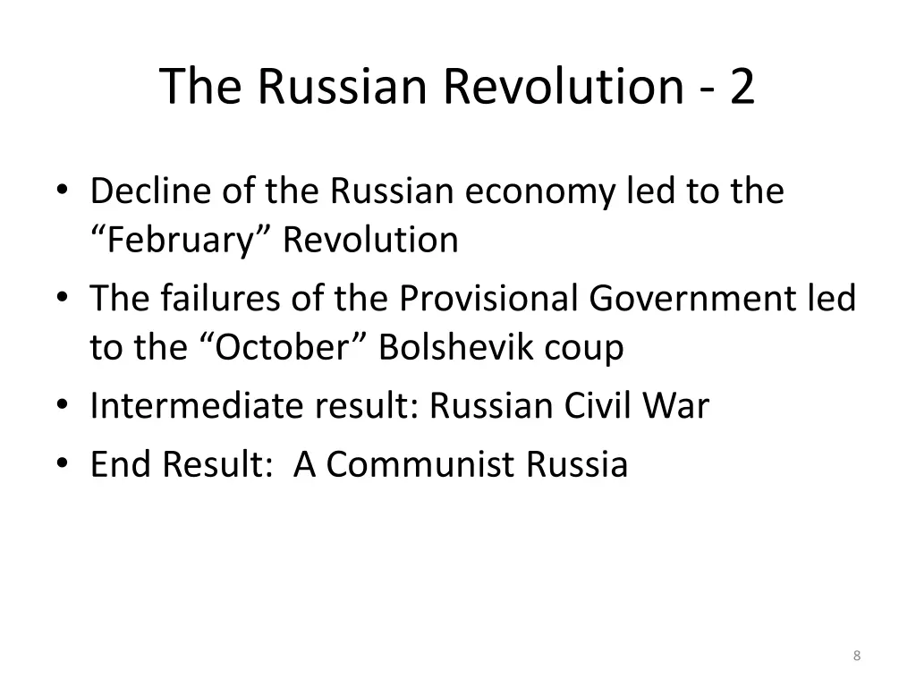 the russian revolution 2