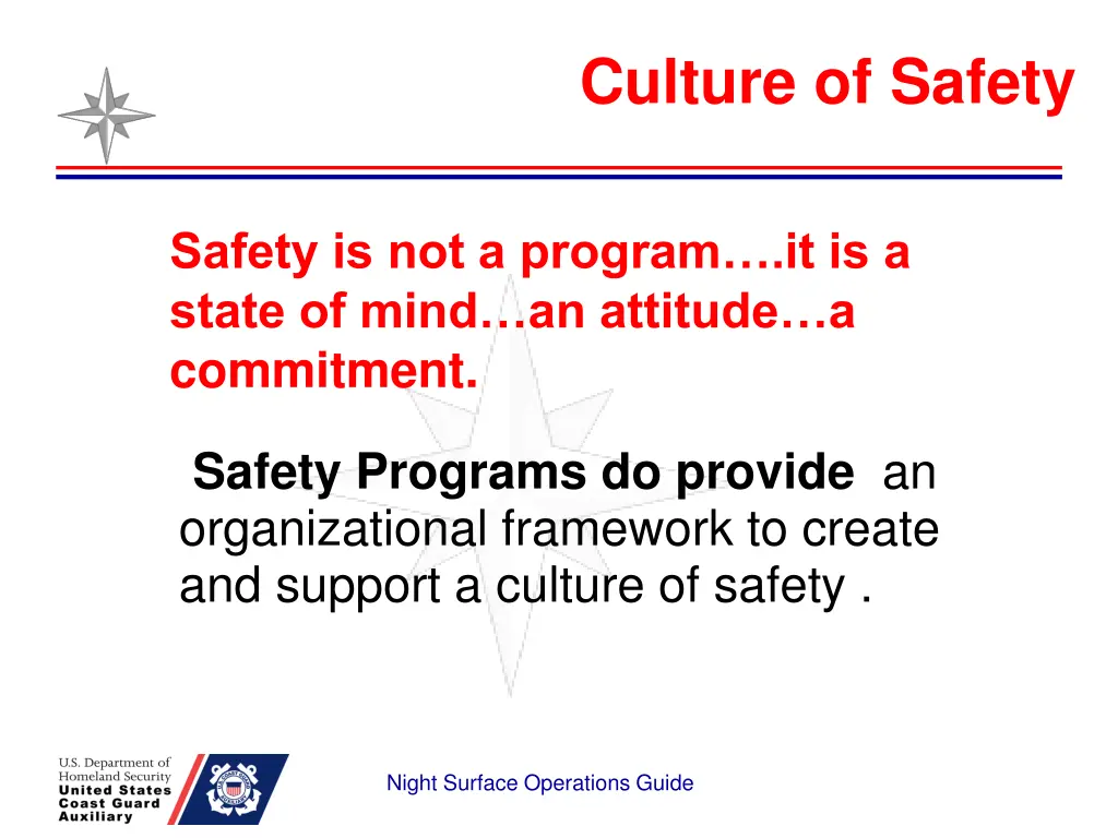 culture of safety