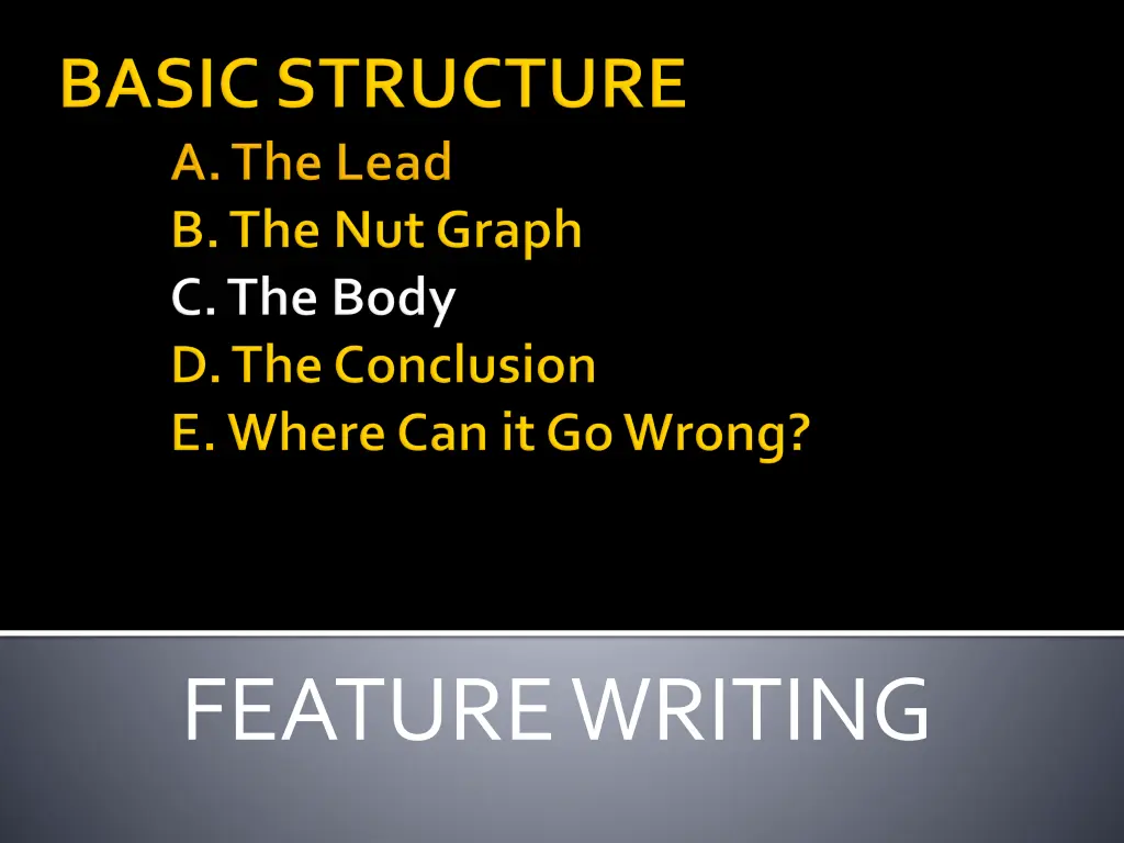 feature writing 3